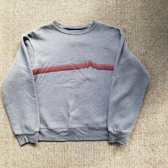 Patagonia Ridge Rise Uprisal Crew Sweatshirt Medium Gray - Picture 3 of 10